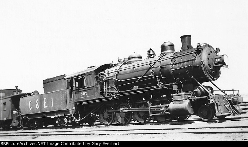 CEI 2-8-0 #897 - Chicago & Eastern Illinois